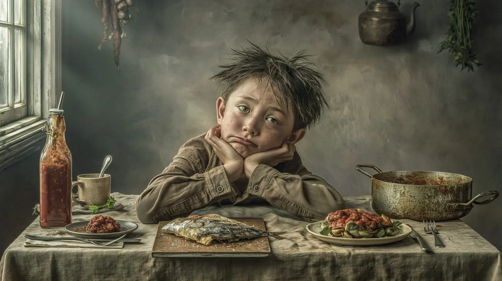 A table, a plate, a will. One of the Chosen refuses the ordinary.